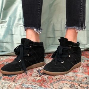 Isabel marant designer platform sneakers size 39 European (size 8 US)